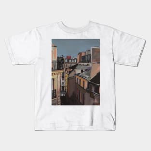 Paris, Roof Tops Kids T-Shirt